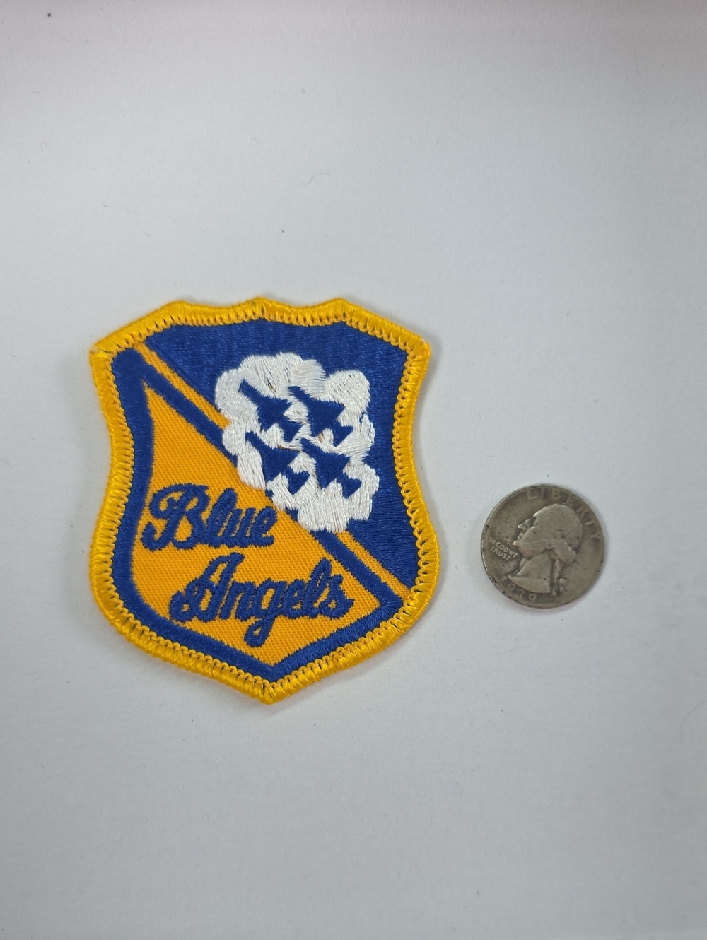 Blue Angels Embroidered Patch - Yellow & Blue